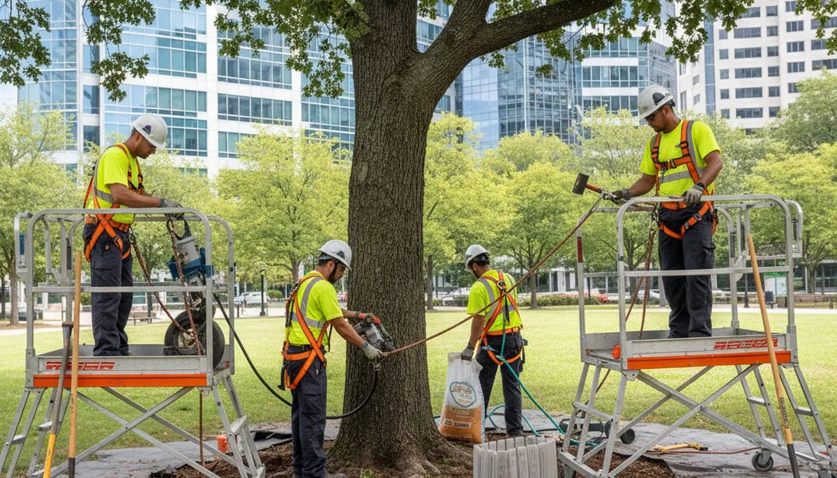 Root protection service in Worcester, MA to safeguard tree roots and promote healthy growth