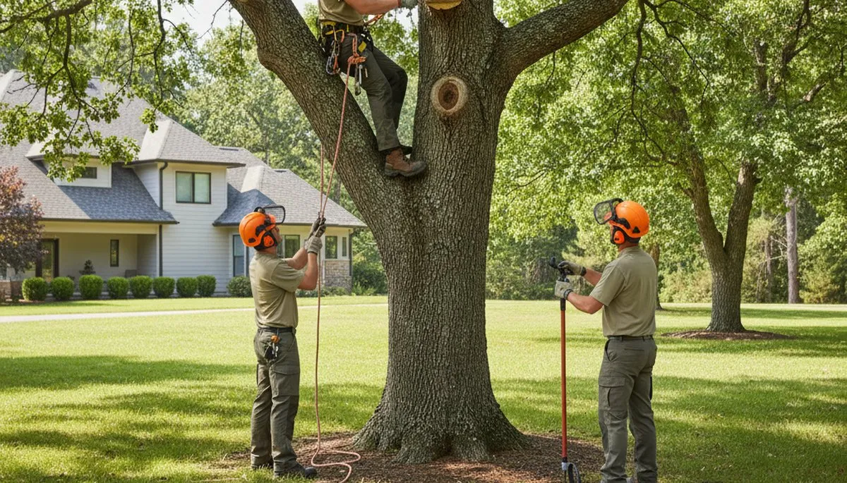 Worcester, MA arborist treating tree disease to protect trees from fungal infection and decay